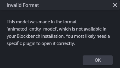 Invalid Format Error